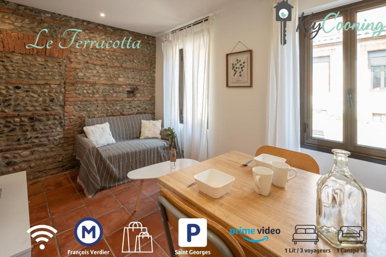 Appartement Le Terracotta - Cosy Et Lumineux à Toulouse Extérieur photo
